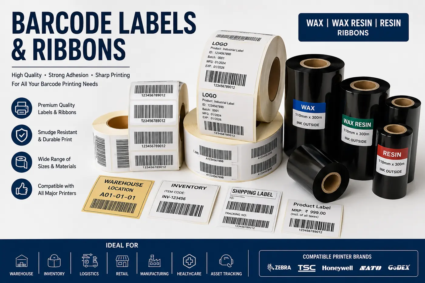 Barcode Labels and Ribbons Guide