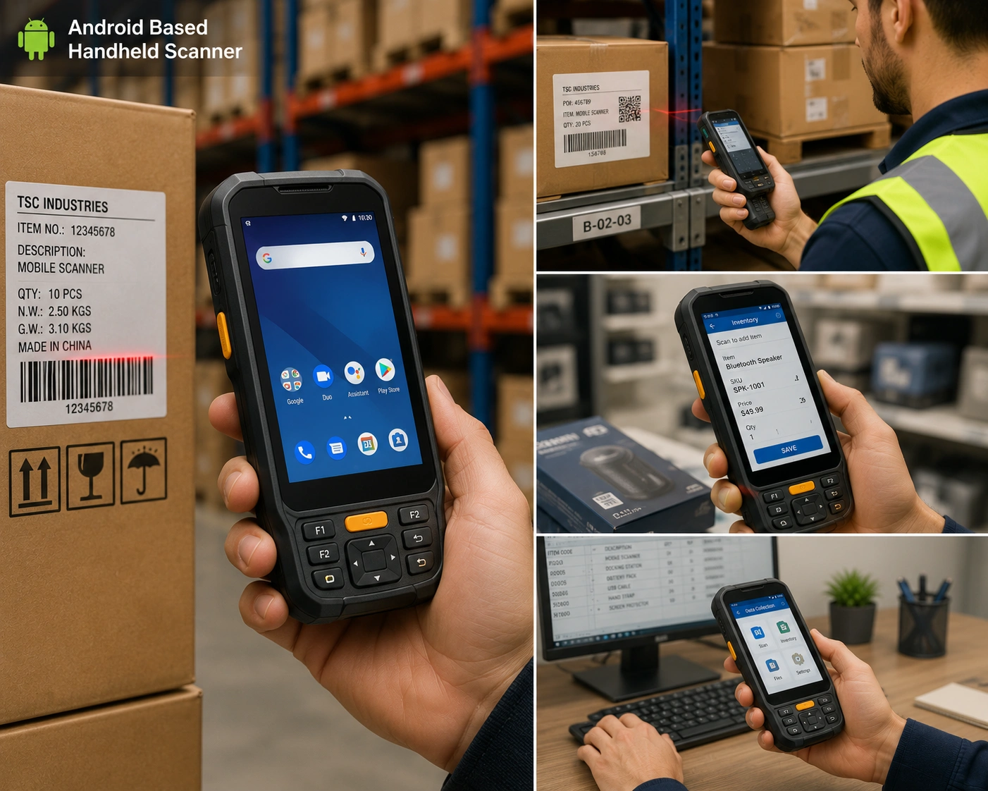 Android Handheld Barcode Scanner