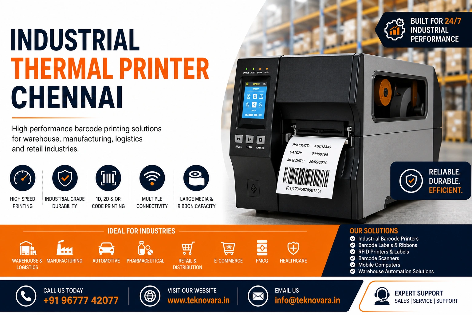 Industrial Thermal Printer Chennai